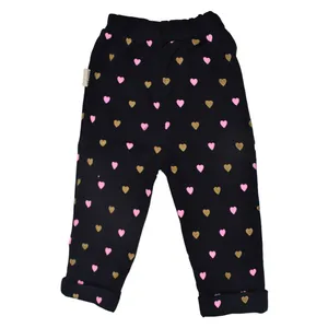 شلوار نوزادی دخترانه طرح قلب 