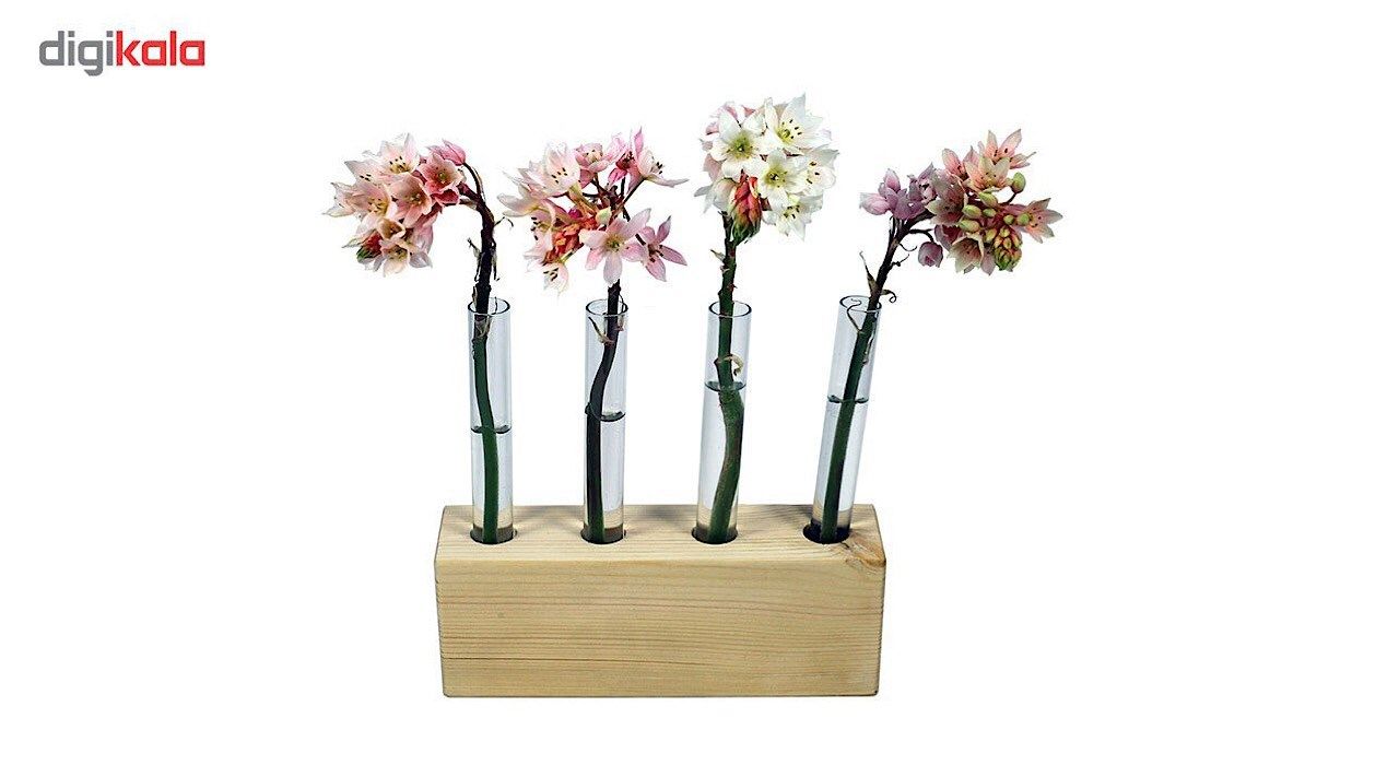 گلدان چوبی گلدونه مدل GWV01 main 1 3