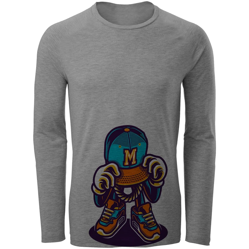 تی شرت آستین بلند مردانه مدل S48