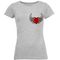 تی شرت آستین کوتاه زنانه طرح قلب کد S125
