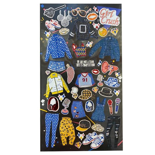 استیکر فانی طرح لباس ورزشی کد 137864 مجموعه 40 عددی