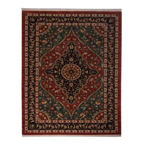 فرش دستباف سه متری فراهان طرح لچک و ترنج کد 121288