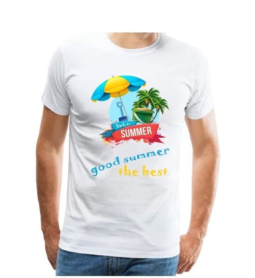 تی شرت مردانه طرح تابستان کد 0201