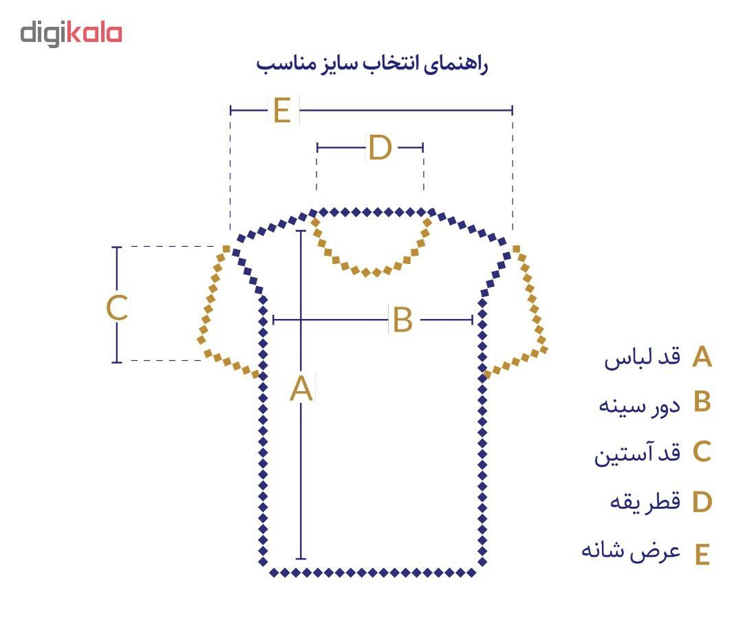 تی شرت مردانه رایکا طرح بته جقه کد 003