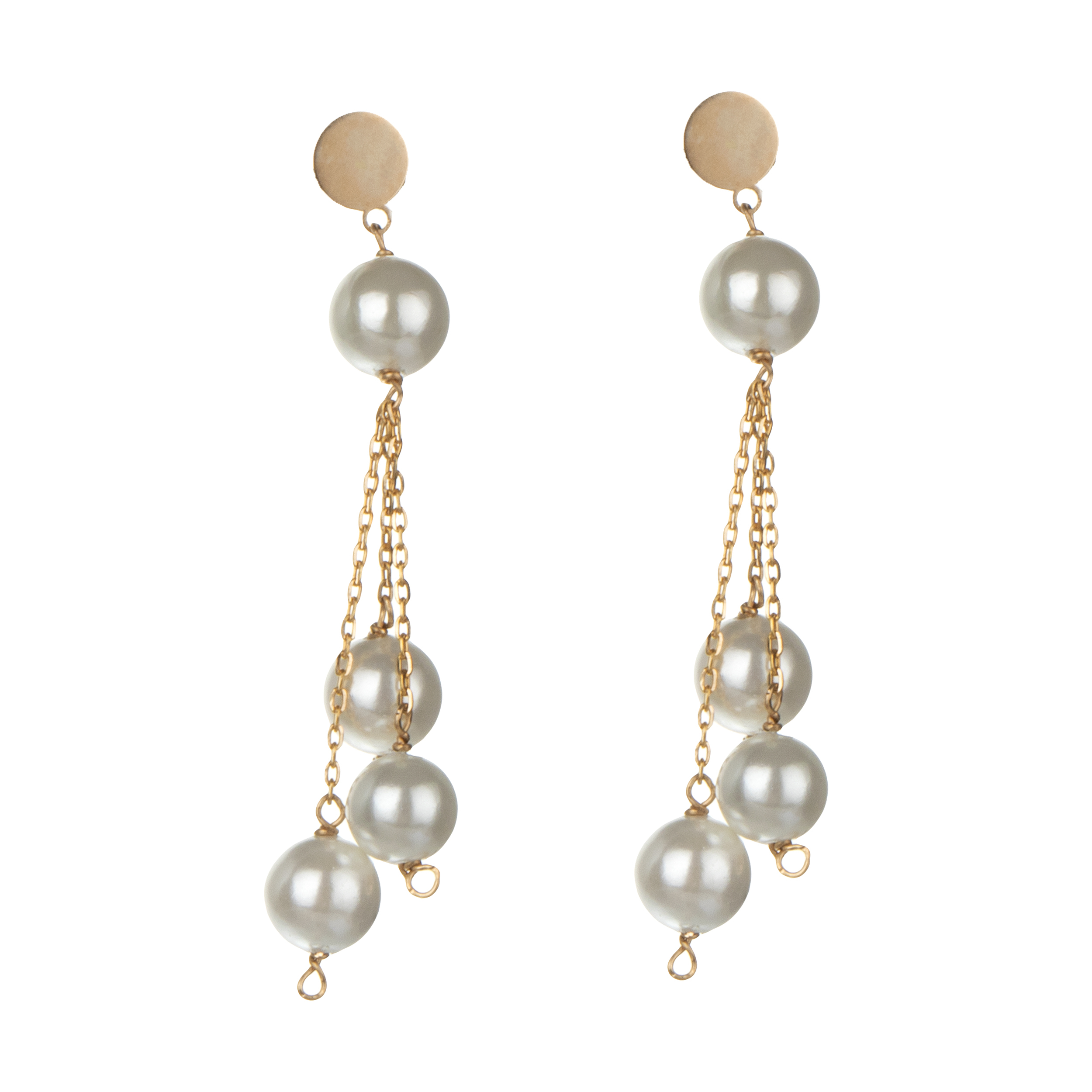 گوشواره طلا 18 عیار زنانه نیوانی مدل EA001