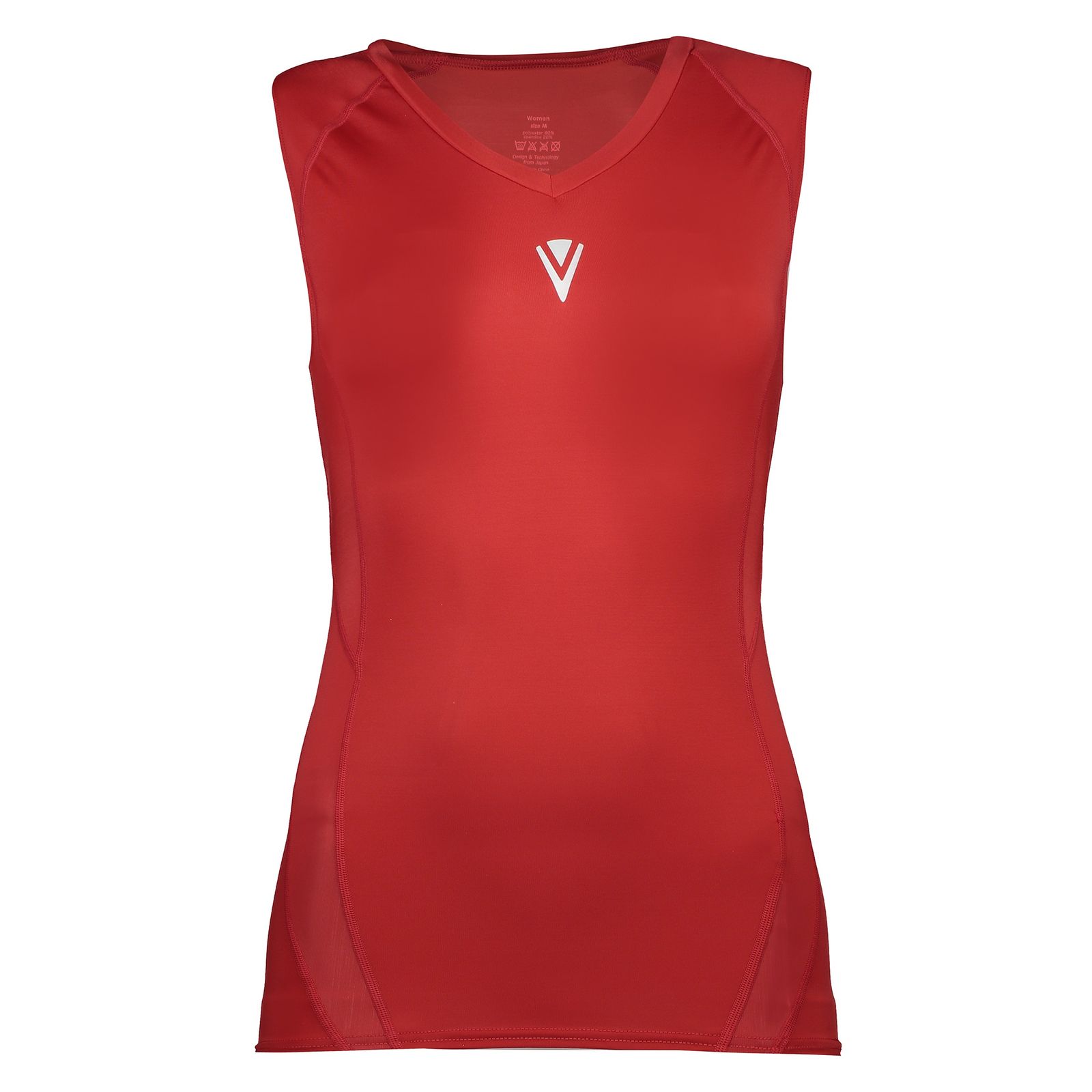 تاپ ورزشی زنانه وی‌ اسکین مدل VSN-1210NT-RED -  - 1