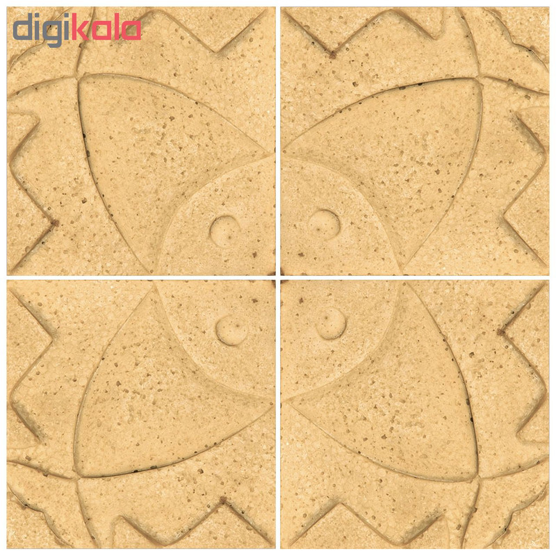 دیوارپوش تندیس و پیکره شهریار مدل آمای کد W1010-13 بسته 4 عددی