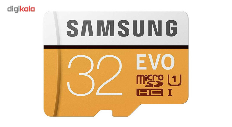 کارت حافظه microSDHC سامسونگ مدل Evo کلاس 10 استاندارد UHS-I U1 سرعت 95MBps همراه با آداپتور SD ظرفیت 32 گیگابایت