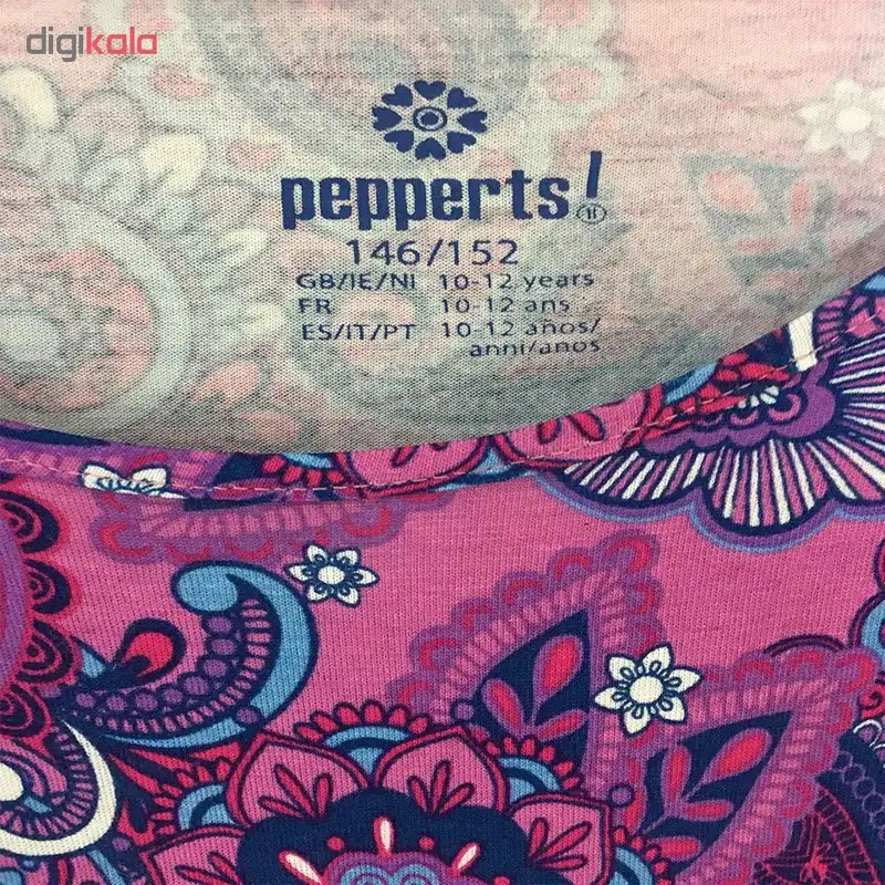 تیشرت دخترانه پیپرتس کد LP192