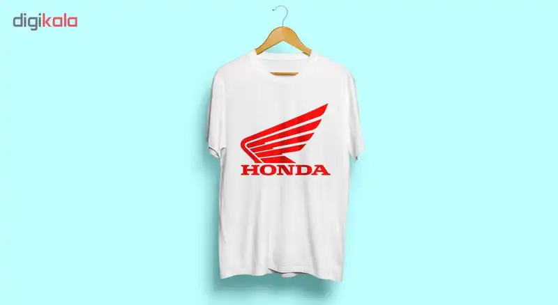 تیشرت آستین کوتاه مردانه طرح هوندا کد 008