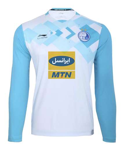 تی شرت ورزشی مردانه لینینگ طرح تیم استقلال کد ۱۲۵۳