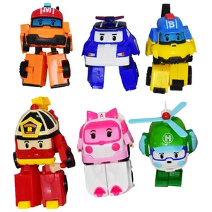 اکشن فیگور پلی طرح ربو کار کد 6-83168 بسته 6 عددی