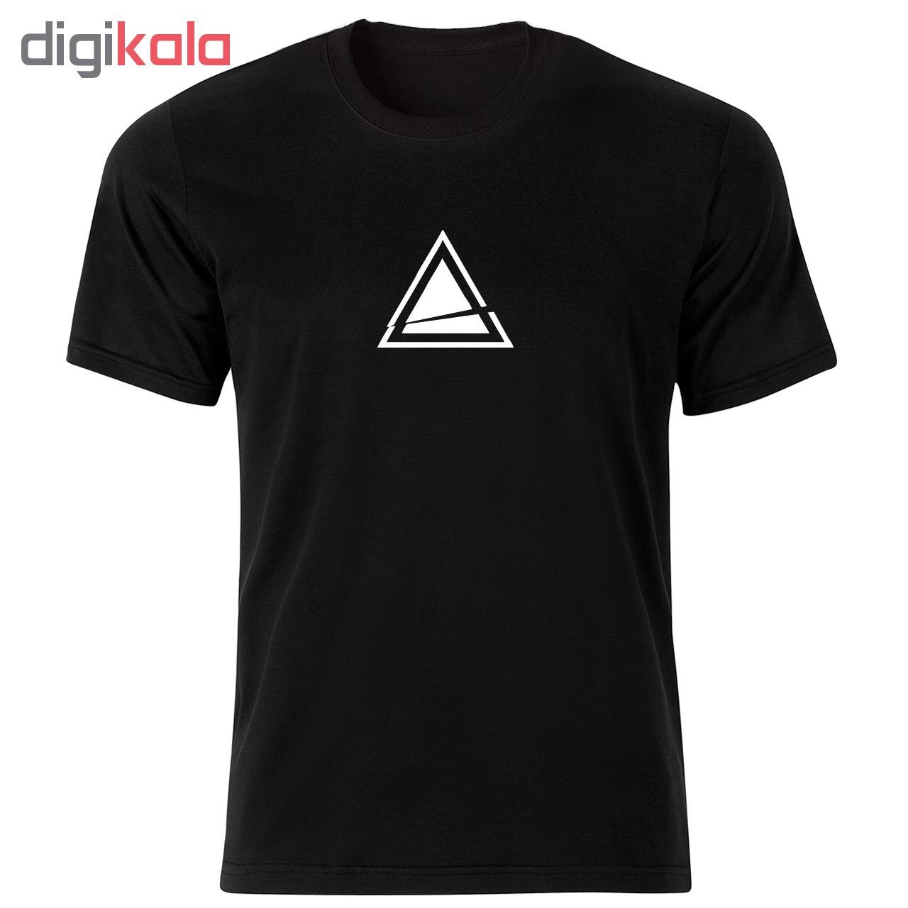 تی شرت مردانه طرح مثلث کد 34313