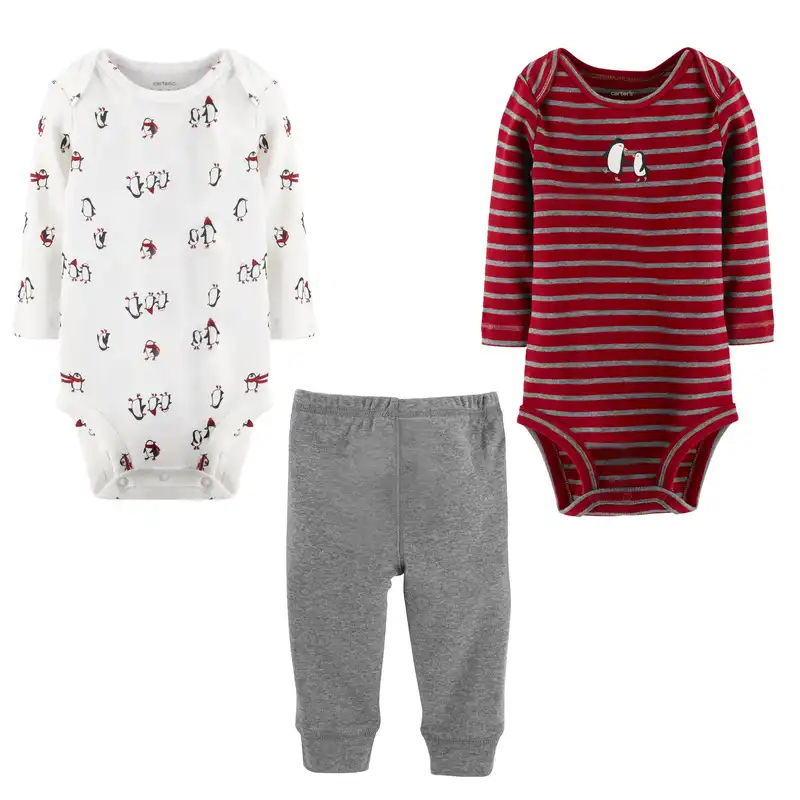 ست 3 تکه لباس نوزادی پسرانه کارترز کد 1012