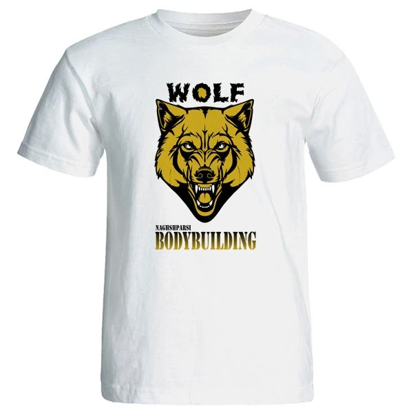 تیشرت مردانه طرح گرگ bodybuilding کد 7160