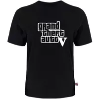 تی شرت آستین کوتاه مردانه آکو طرح GTA-V کد AL27