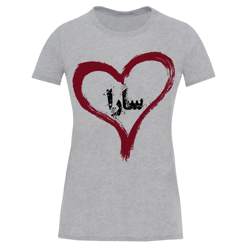 تیشرت آستین کوتاه زنانه طرح سارا کد S402