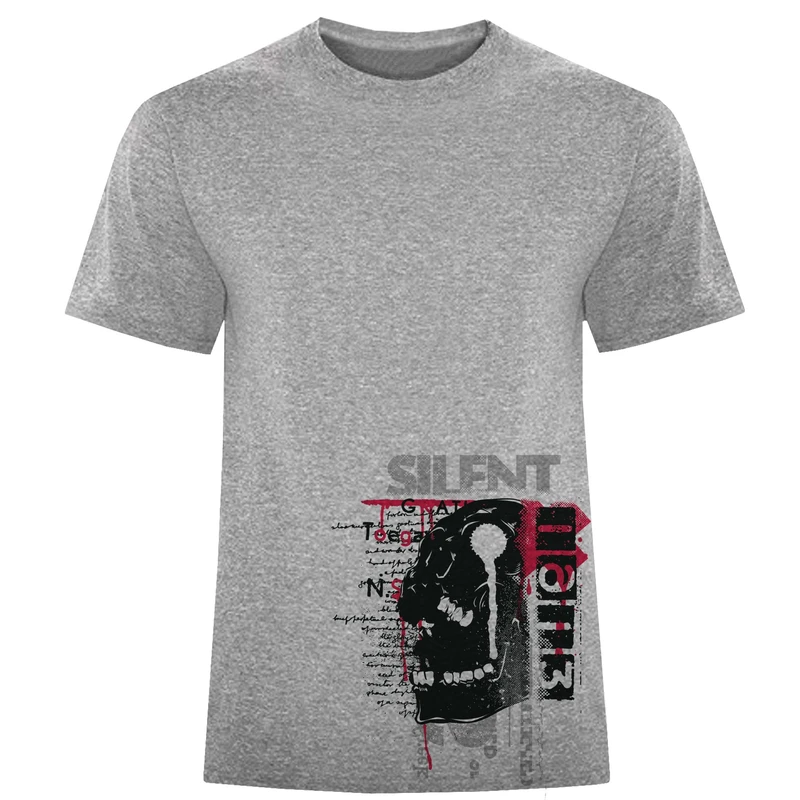 تی شرت مردانه طرح Silent کد S221