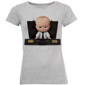 نقد و بررسی تی شرت آستین کوتاه زنانه طرح بچه رییس مدل S368 توسط خریداران