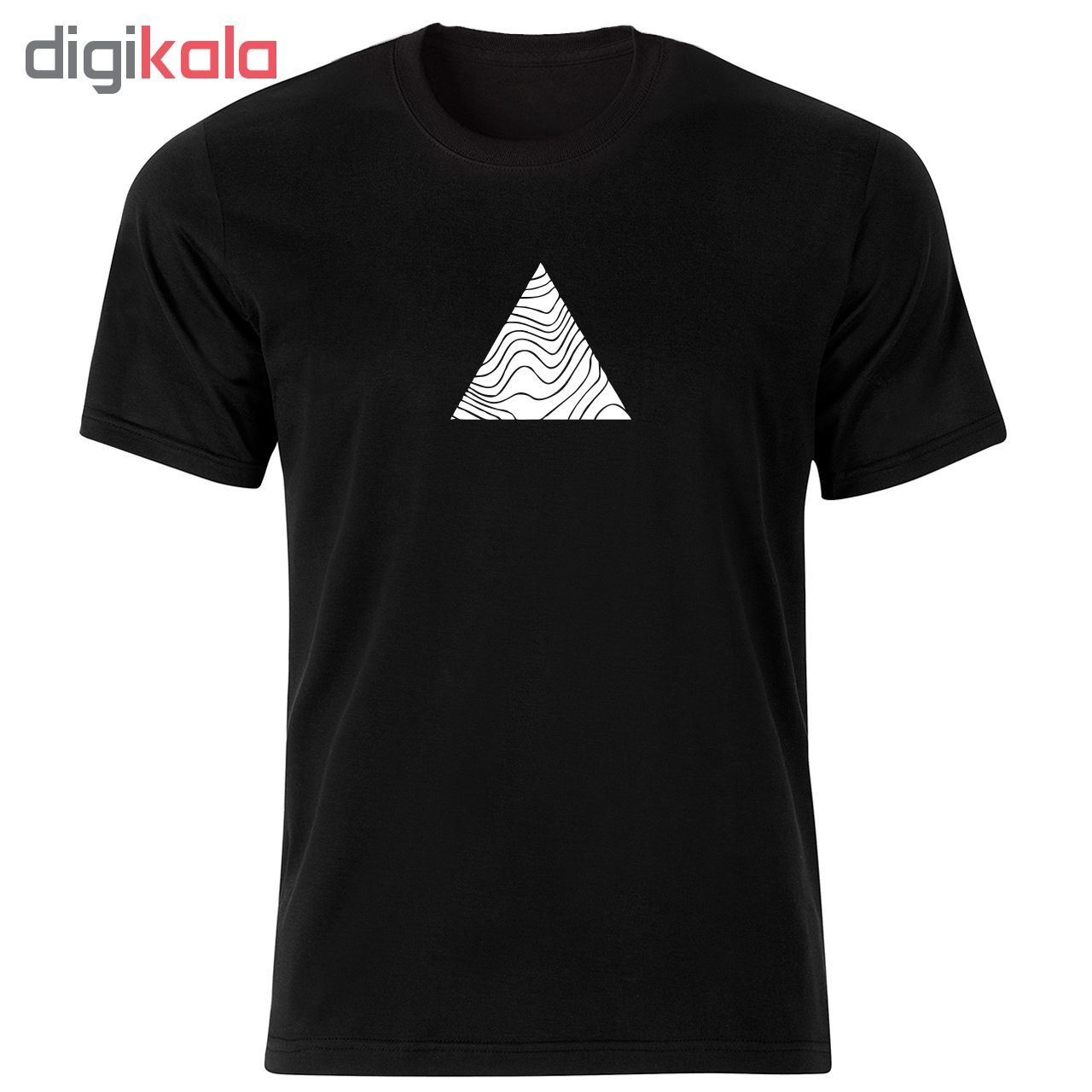 تی شرت مردانه طرح مثلث کد 34315