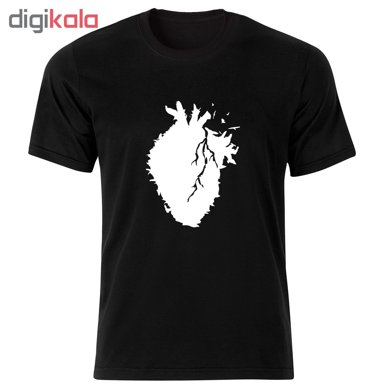 تی شرت مردانه طرح قلب کد 34323