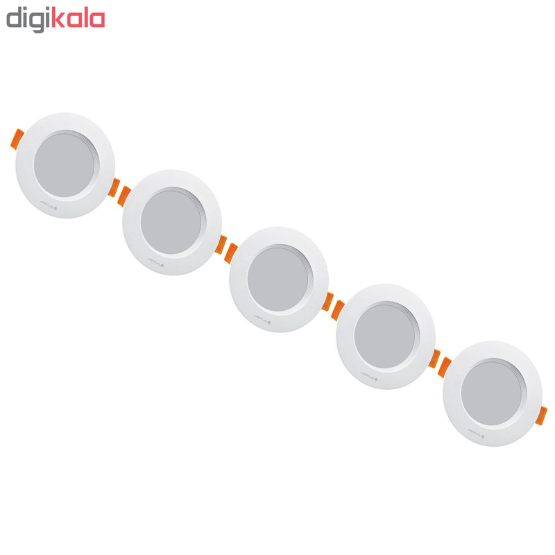 پنل ال ای دی 9 وات پارس شعاع توس مدل PT-SOL9 بسته 5عددی