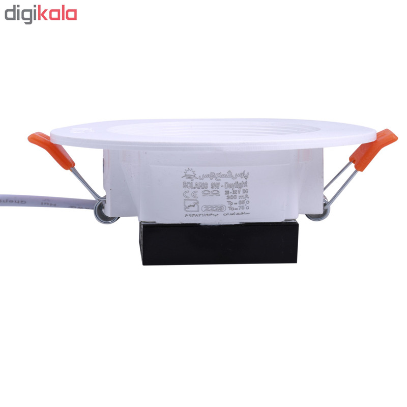 پنل ال ای دی 9 وات پارس شعاع توس مدل PT-SOL9 بسته 10عددی