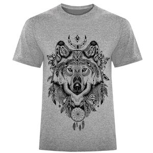 نقد و بررسی تی شرت مردانه طرح wolf کد S246 توسط خریداران