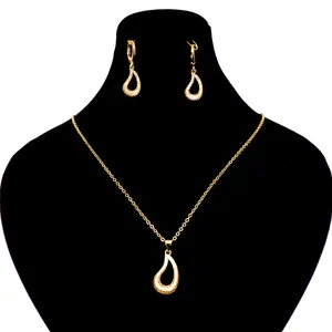 نیم ست زنانه زد جی جولری طرح اشک کد MA1063