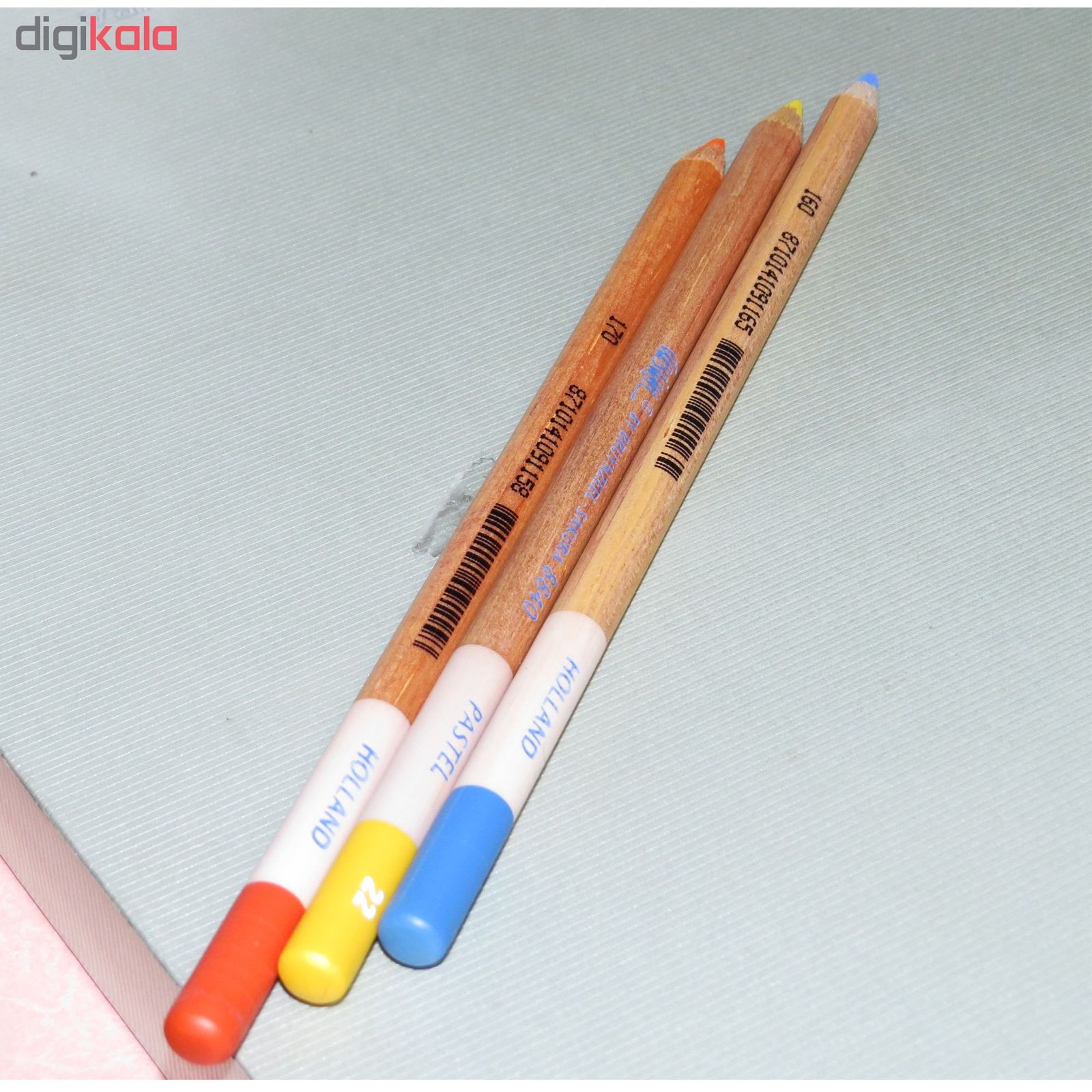 پاستل مدادی 24 رنگ برونزیل مدل desi24 کد H23
