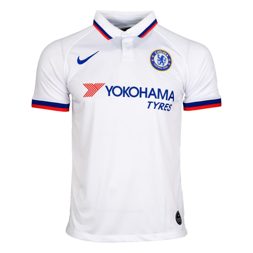 پولو شرت ورزشی مردانه طرح چلسی کد 20-away2019 رنگ سفید