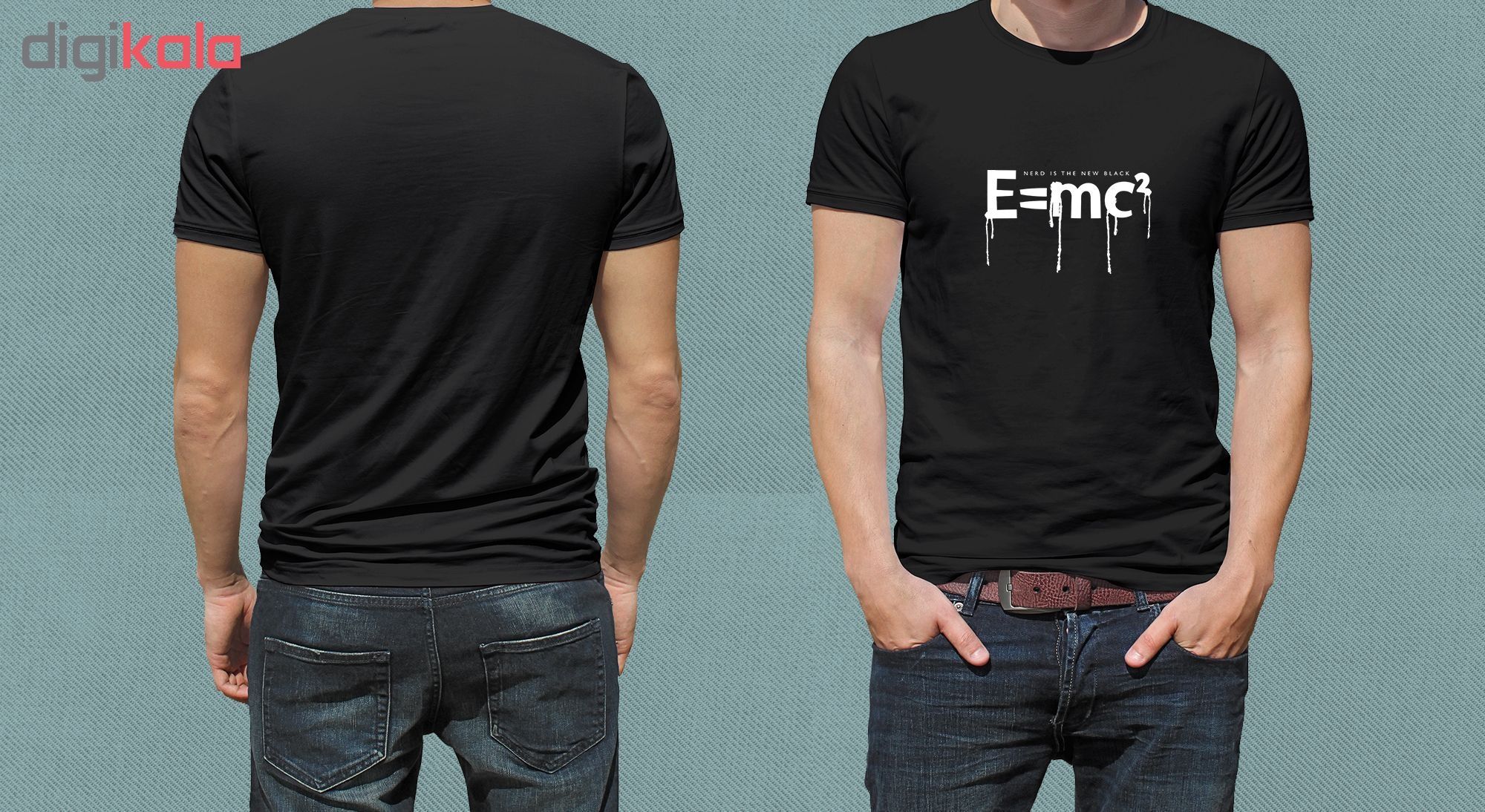 تی شرت مردانه طرح E=mc2 کد ws117