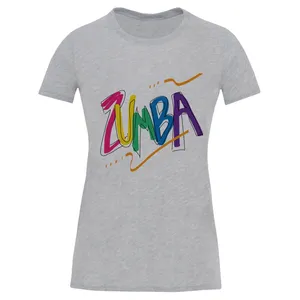 تی شرت آستین کوتاه زنانه طرح zumba کد S538