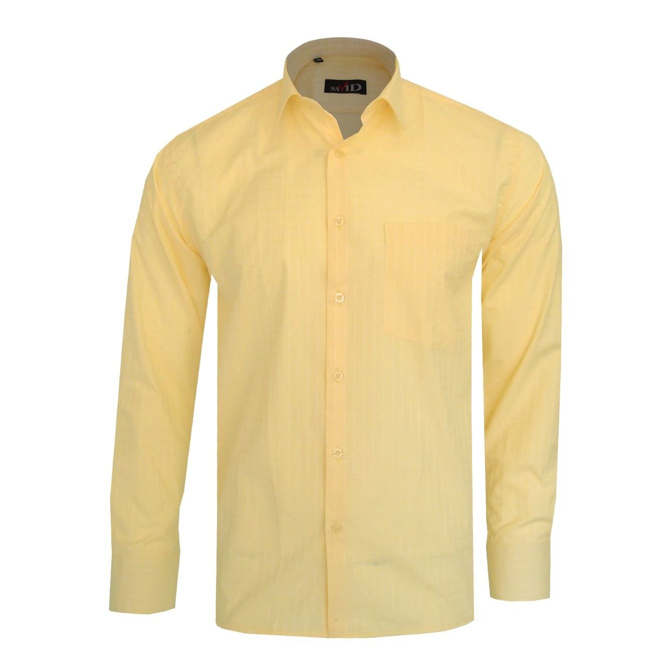 پیراهن مردانه نوید کد RAH-20353 رنگ لیمویی