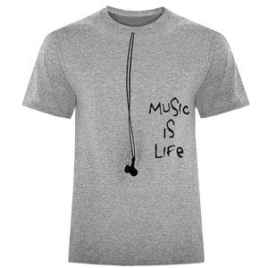 نقد و بررسی تی شرت مردانه طرح MUSIC کد S352 توسط خریداران