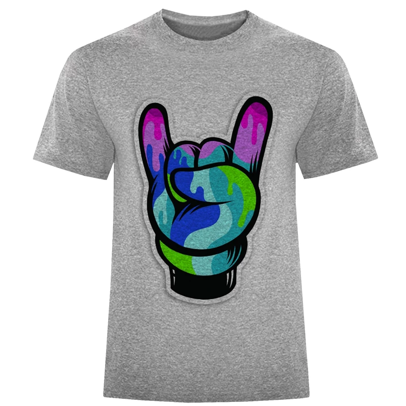 تی شرت مردانه طرح دست کد S335