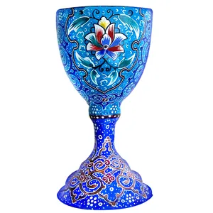 جاتخم مرغی میناکاری آسمانی مدل J-1