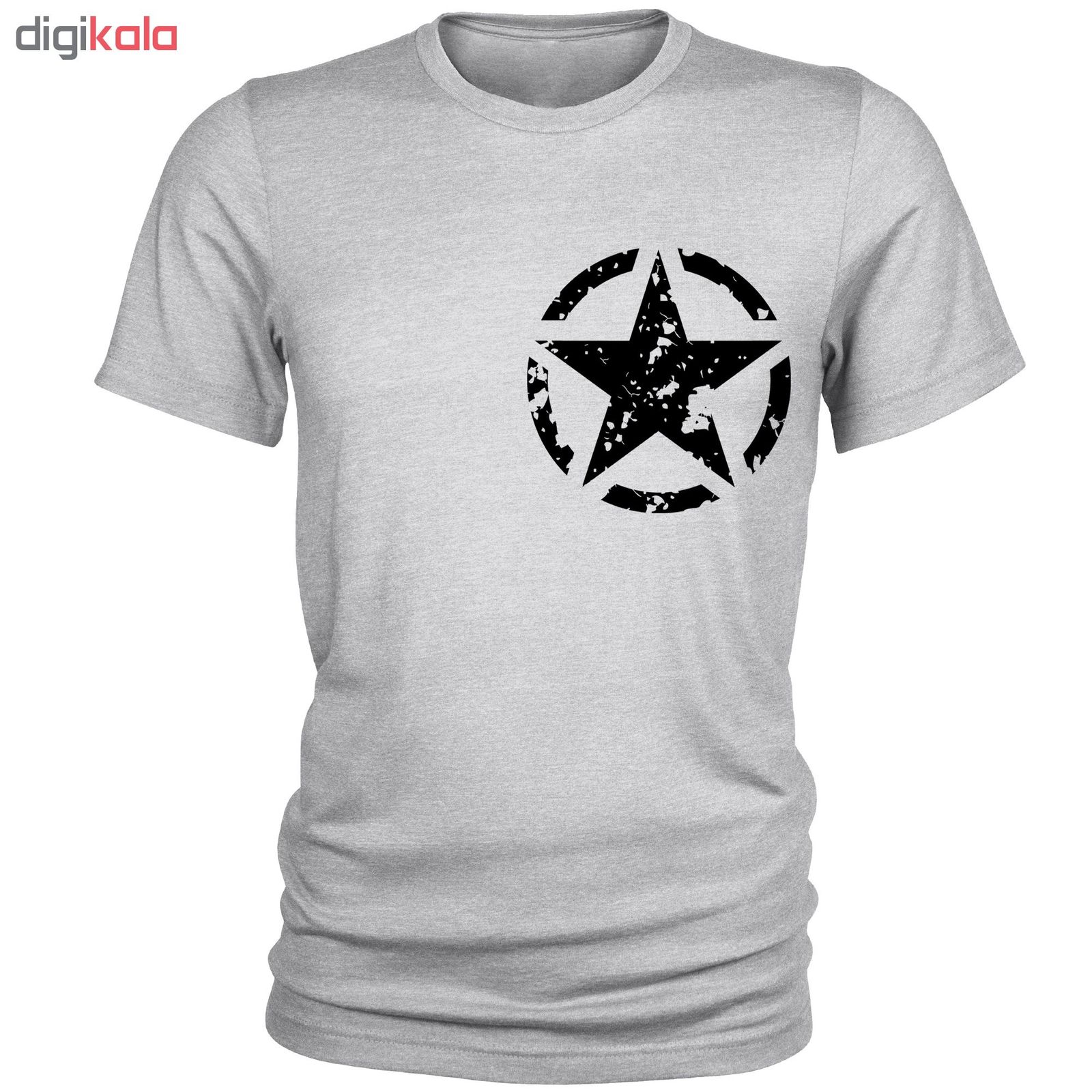 تی شرت مردانه طرح ستاره کد B84