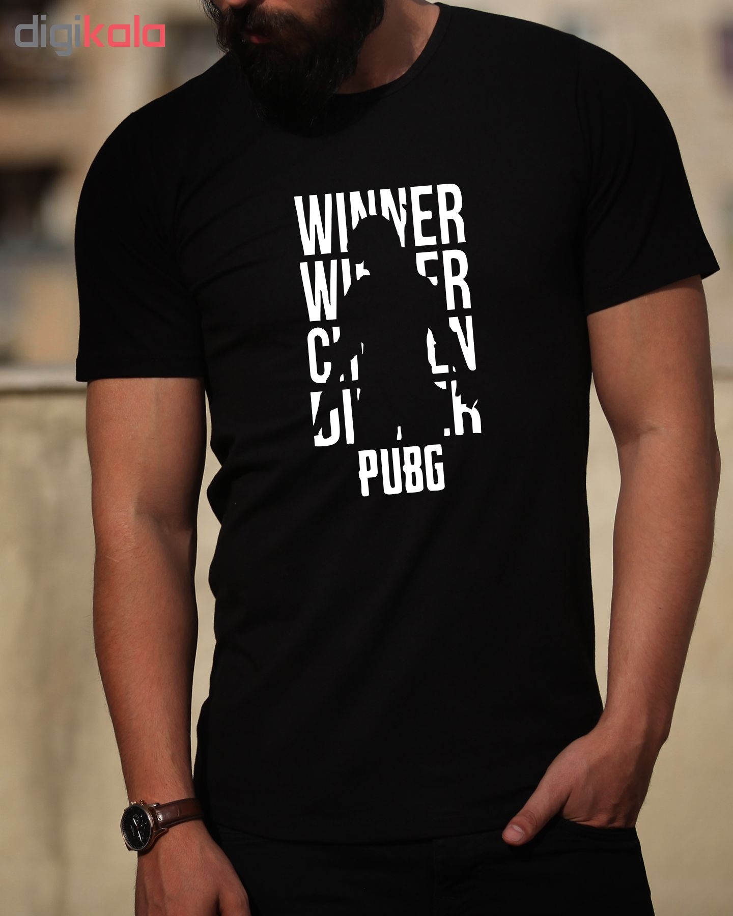 تی شرت مردانه طرح PUBG کد 34279