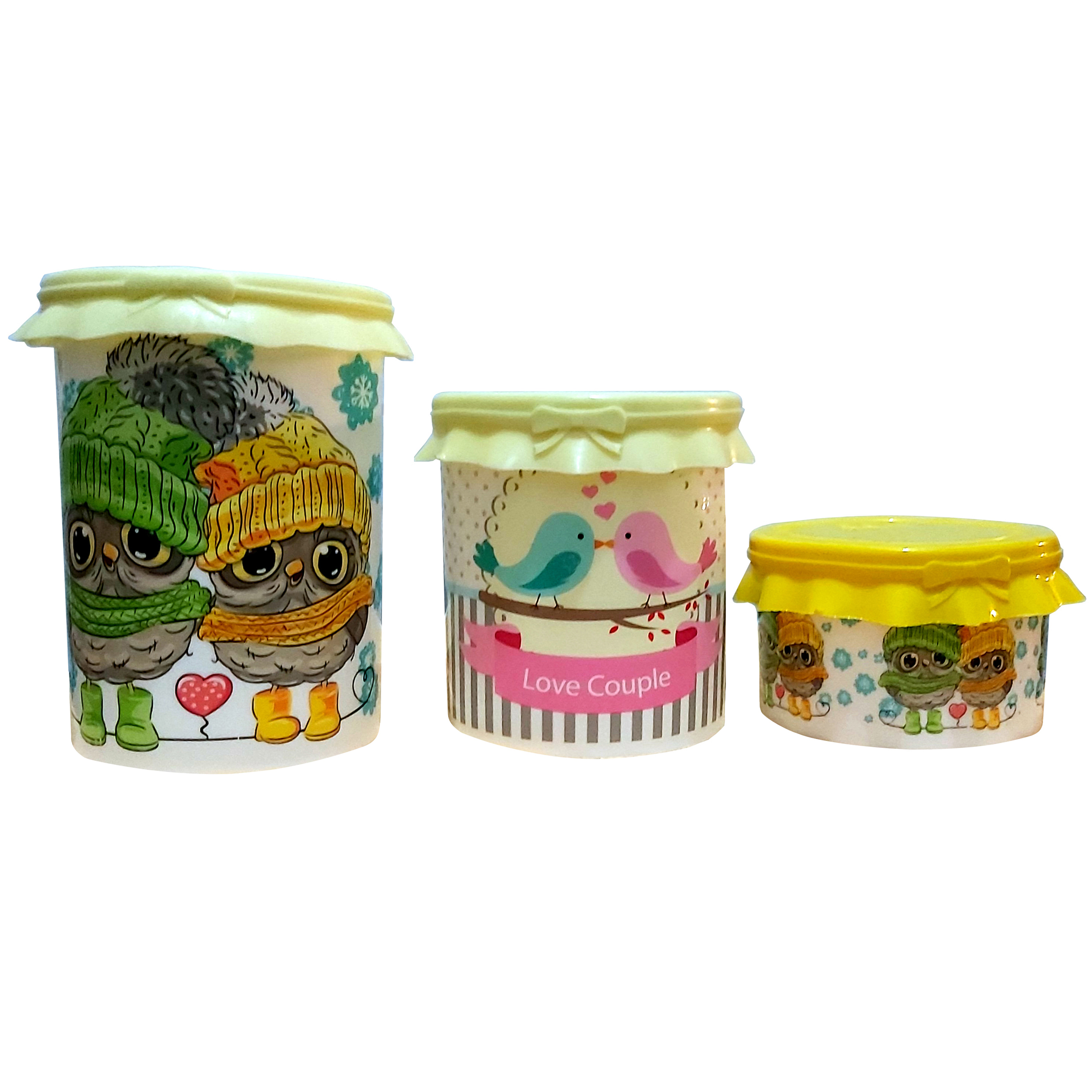 بانکه طرح گنجشک مجموعه 3 عددی
