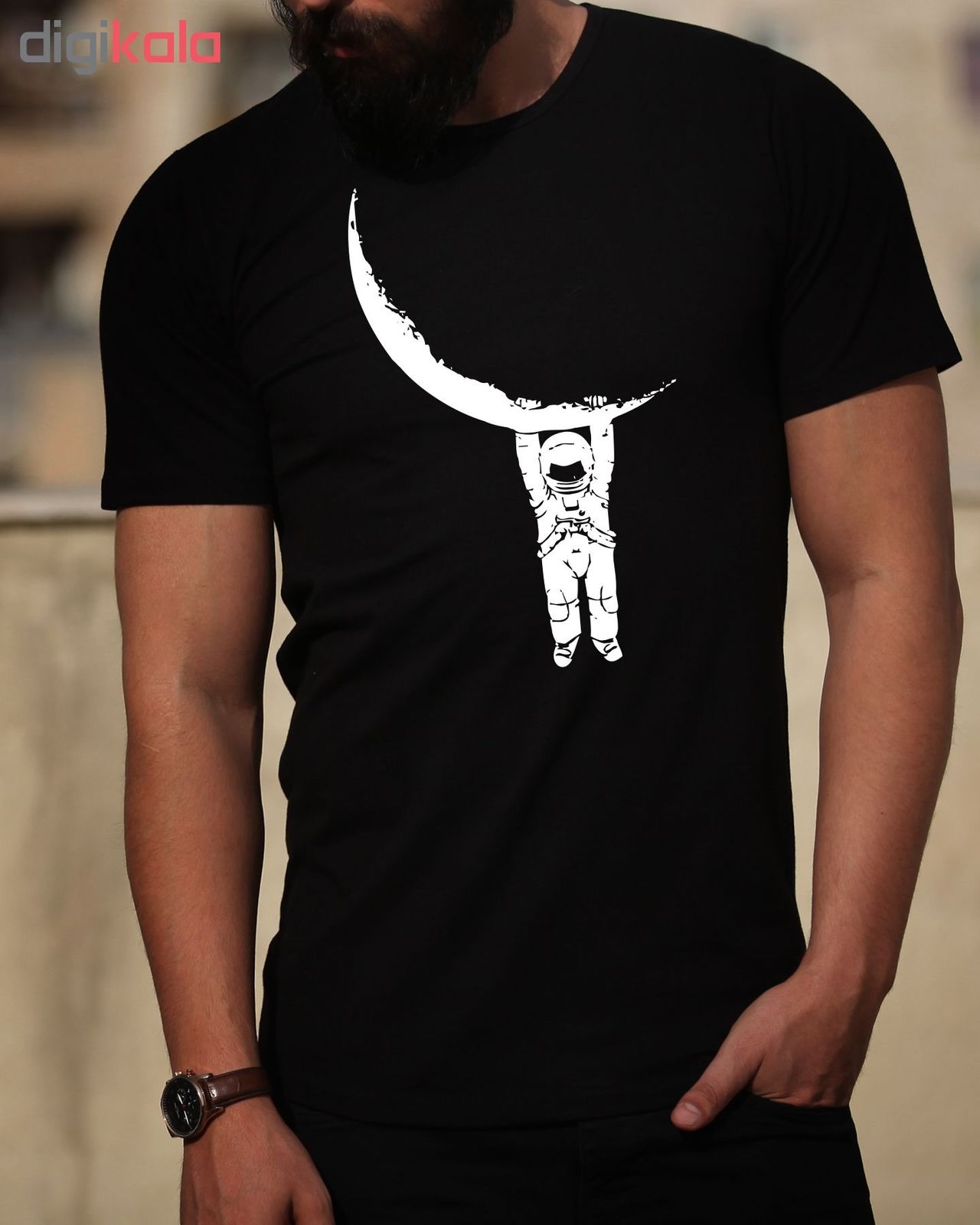 تی شرت مردانه طرح فضانورد کد 34353