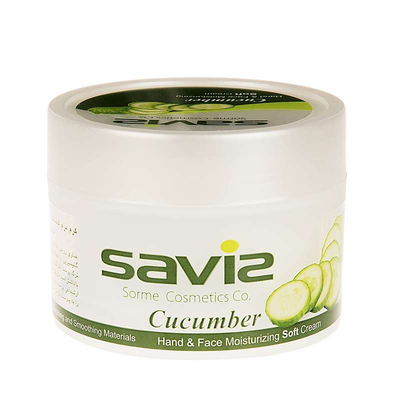 کرم مرطوب کننده ساویز مدل Cucumber وزن 180 گرم