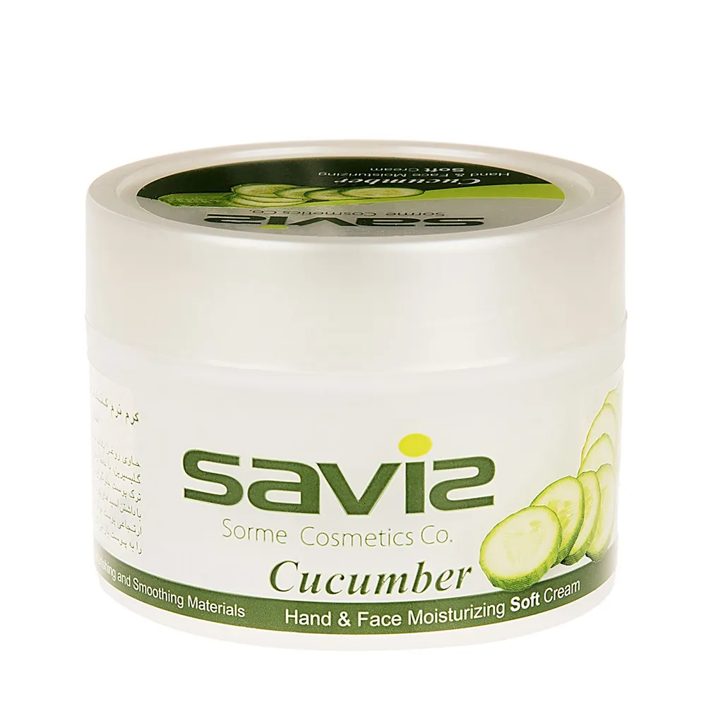 کرم مرطوب کننده ساویز مدل Cucumber وزن 180 گرم