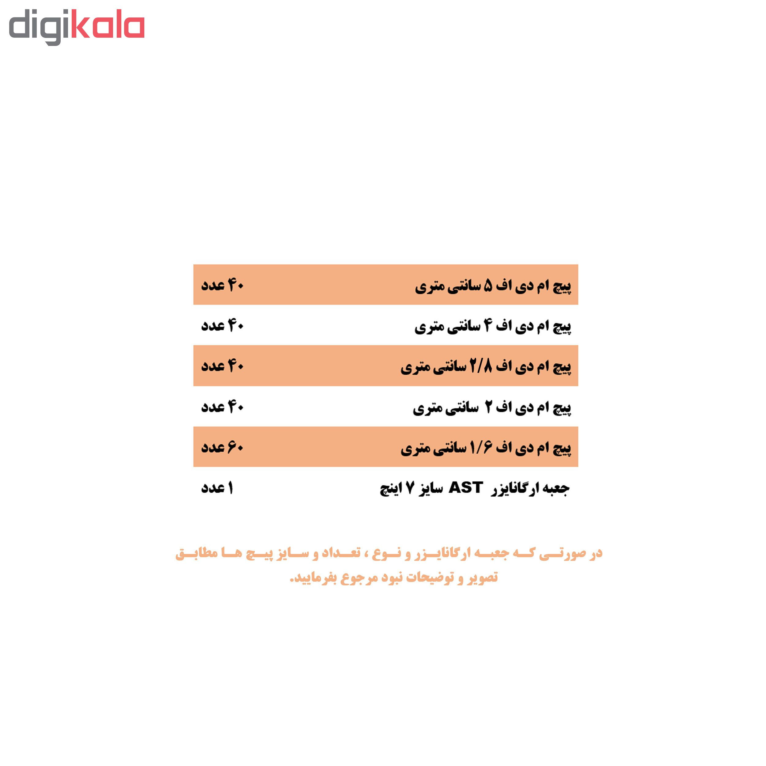 مجموعه 221 عددی پیچ مدل AST