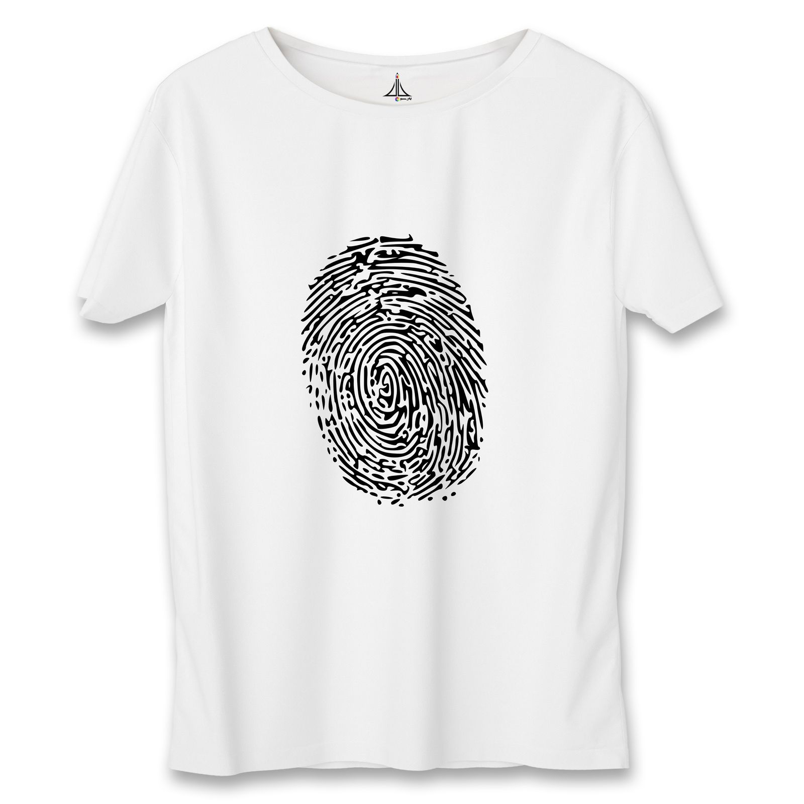 تی شرت زنانه به رسم طرح اثر انگشت کد 5553 -  - 1