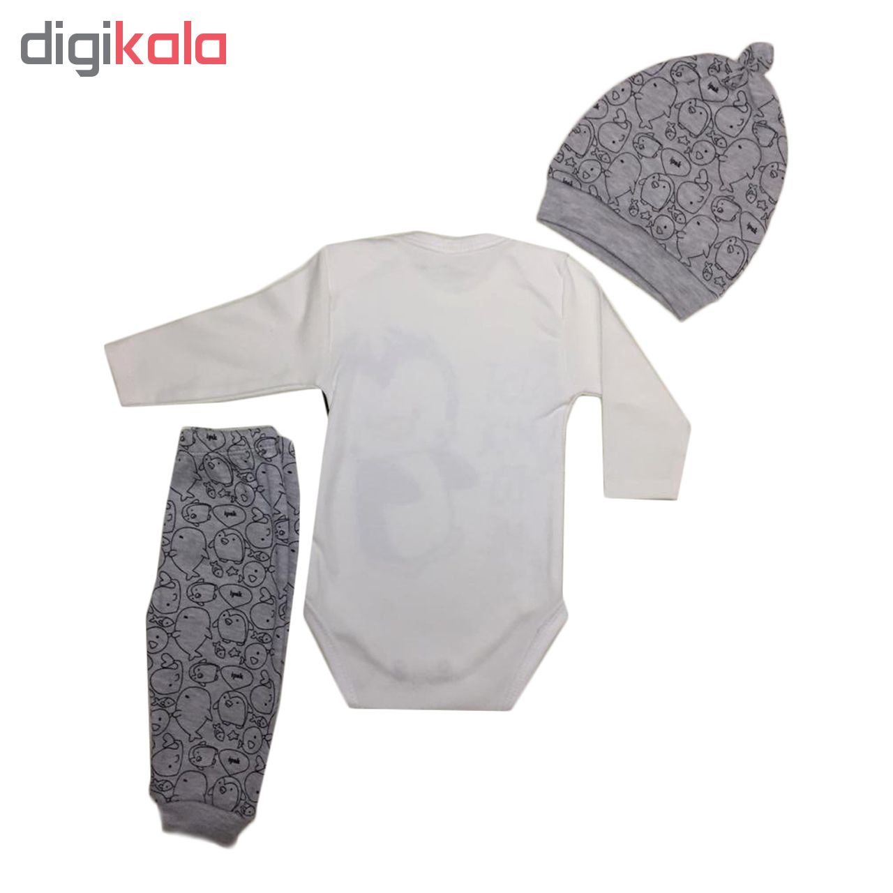 Baby 3-pieces penguin design clothing set