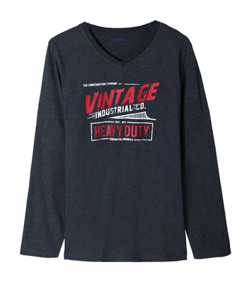 تی شرت آستین بلند لیورجی مدل Vintage-01