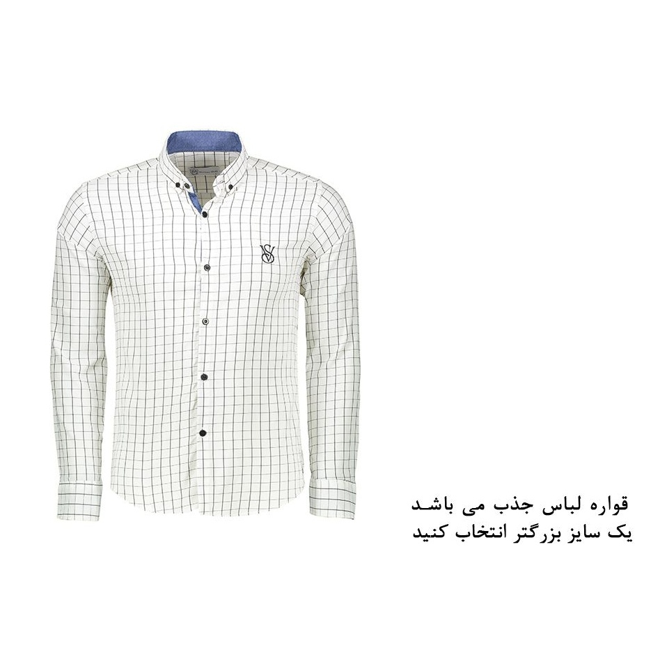 پیراهن آستین بلند مردانه کد M02186