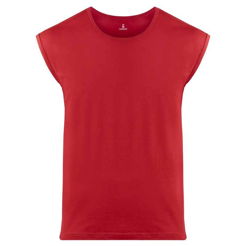تاپ مردانه ساروک مدل TMU03 رنگ قرمز