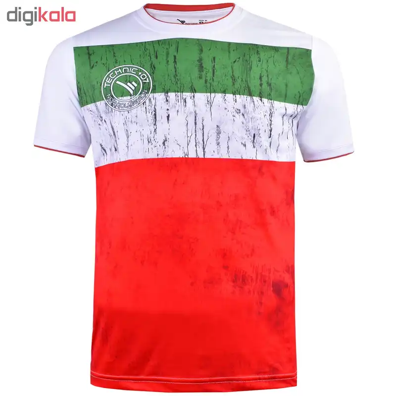 تی شرت ورزشی مردانه تکنیک پلاس 07 کد TS-139-SE-GH